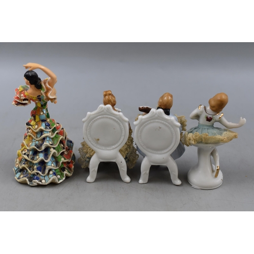 308 - Selection of 4 Vintage European China Figurines