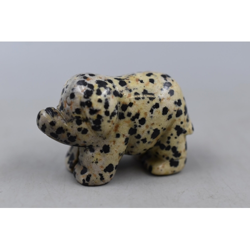 318 - Shipton and Co Dalmatian Jasper pig, boxed in excellent condition measures 2