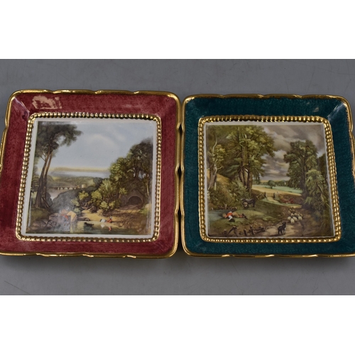 336 - Two Sandland John Constable Display Dishes