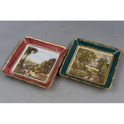 336 - Two Sandland John Constable Display Dishes