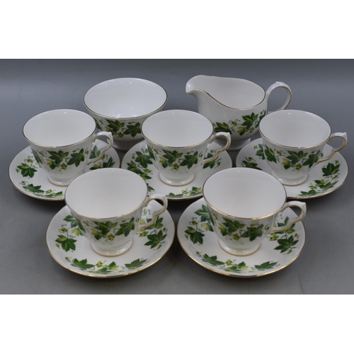 346 - Queen Anne 12 Piece Fine Bone China Tea Set