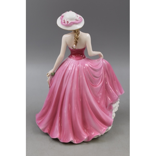 360 - Coalport Perfect Rose Fine Bone China Figurine (9