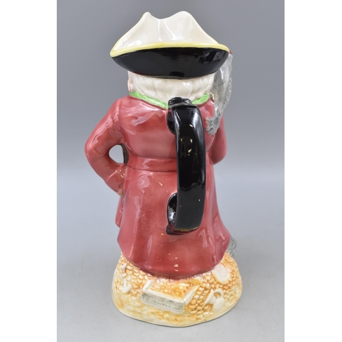 371 - A Burlington Long John Silver Character Jug 10.5” Tall