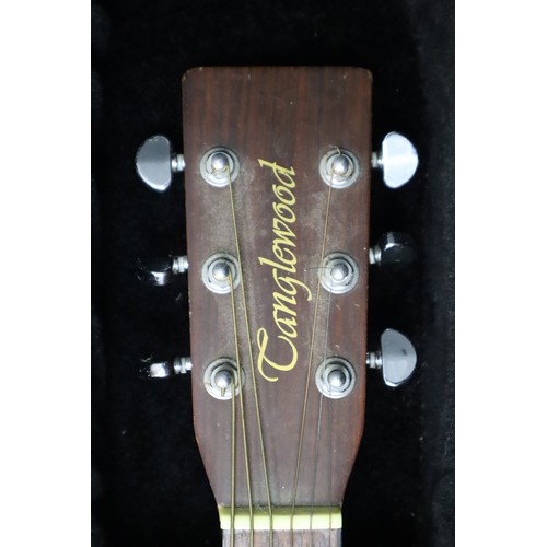 599 - Tanglewood Sundance TW12F Accoustic / Electric Six  String Guitar complete with Hard Case