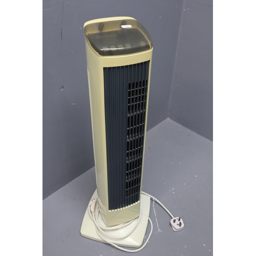 663 - Vintage GOLDAIR Turbo Tower Fan Approx 31