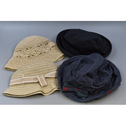 811 - Selection of Vintage Elderly Bucket Hats