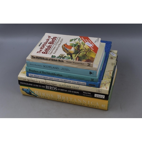 820 - Selection of British Bird Watching Books including Birds Britannica, A Fynbos Year, Adar Prin and Mo... 