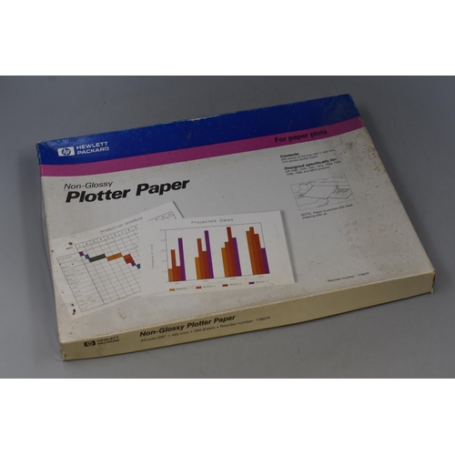 842 - Open Box of Hewlett Packard Non Glossy Blotter Paper A3 Size