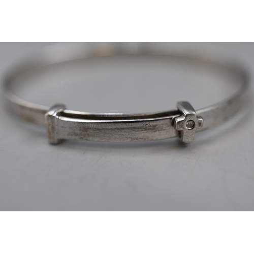 63 - Childs Sterling Silver Bangle