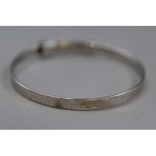 63 - Childs Sterling Silver Bangle