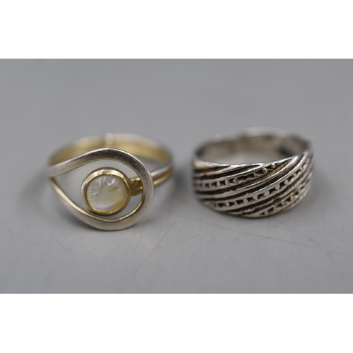 69 - Selection of Four Vintage Silver Rings