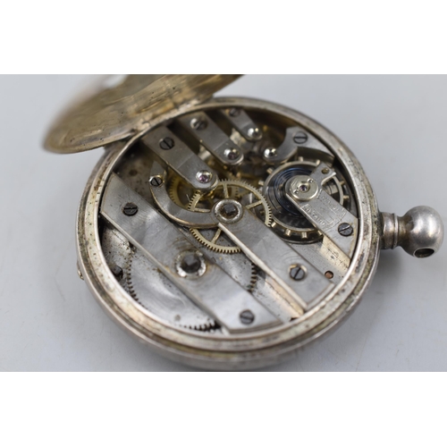 92 - Gustave Jacot Locle (1870 to 1880) Silver Cased Pocket Watch made for the Russian Market (Not Workin... 