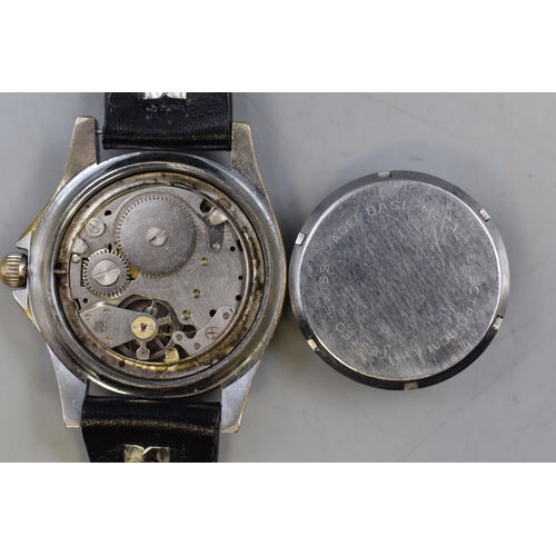 95 - A Mentor De Luxe Mechanical Calendar Watch, Working