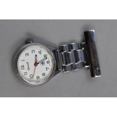 140 - An Ingersoll Mechanical Nurses Watch, Working