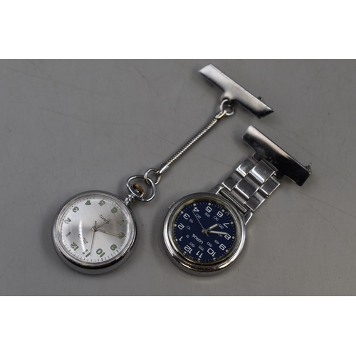 142 - Two Nurses Watches, Includes Lorus and Avia. Working