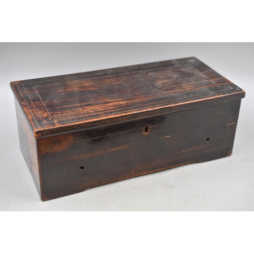 430 - Vintage Wooden Box with a Selection of Vintage Glasses and Cases (Box Size 12” x 5.5” x ... 