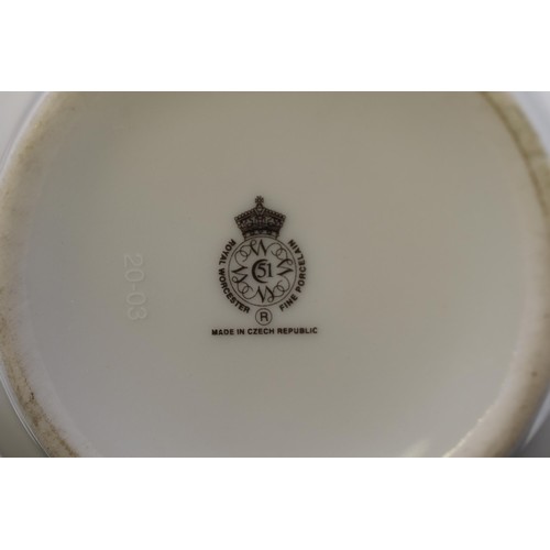 441 - Large Selection of Royal Worcester Evesham Fine Porcelain Dinner Ware including Flan Dish, Salt &... 