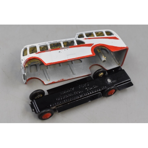 188 - Five Playworn Dinky Model Buses to Include 'Observation Coach (a/f), Leyland Royal Tiger, Double Dec... 