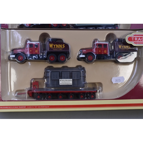 189 - Two Limited Edition Corgi 'Trackside' Box Sets, Model No DG198008 ( Scammel Contractor, Trailer &... 