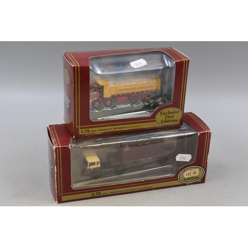 192 - Two EFE Die-Cast Models to Include Bedford TK Artic Flatbed Goods Truck 'British Railways' in Red &a... 