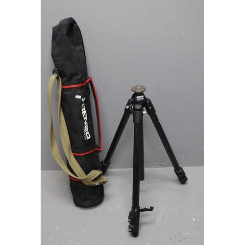 456 - A Manfrotto Carbon One 440 Tripod, In Carry Bag