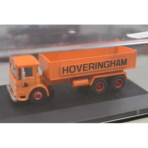 208 - Three Oxford Diecast Models to Include 'Ford Thames 400E Grey Van' ( Discontinued ) Foden FG Tipper ... 