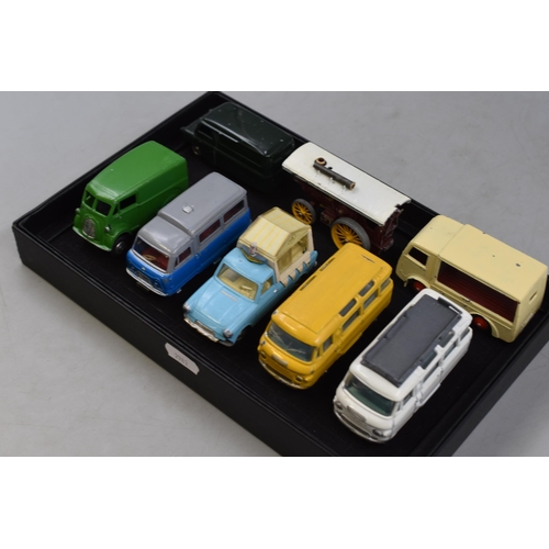 222 - Collection of Playworn Dinky & Corgi Vintage Vehicles To Include 'Walls' Ice Cream Ford Thames V... 