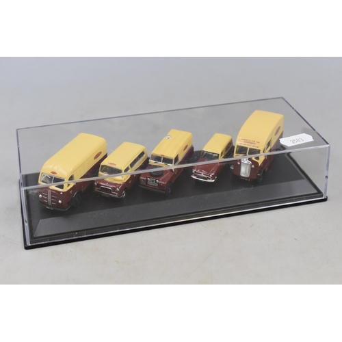 233 - Oxford Die-Cast 'British Rail' Collection of Five Vehicles, Scale 1:76, With Display Box, Ideal for ... 