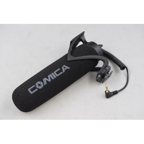 484 - As New Boxed Comica Professional CVM-V30 Lite Cardioid Condeser Lite Microphone