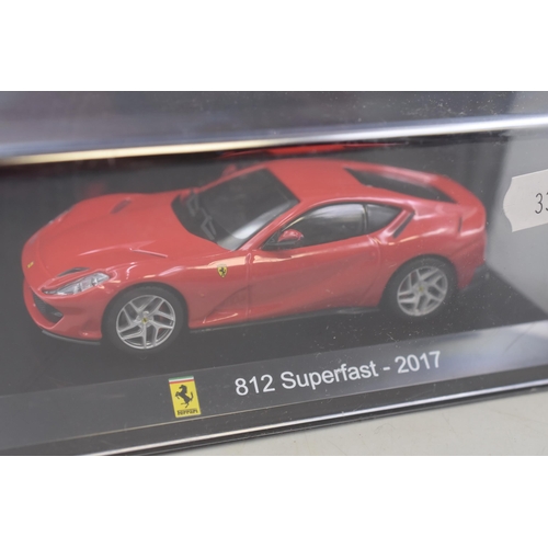 238 - A Pair of Panini Die-Cast Model Cars, Ferrari Superfast ( 2017 ) and La Ferrari Aperta ( 2016 ) Seal... 