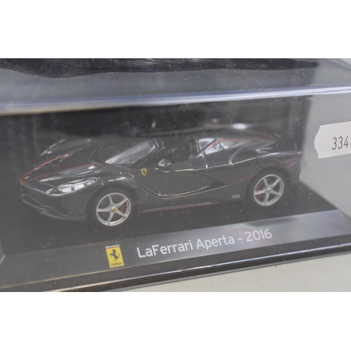 238 - A Pair of Panini Die-Cast Model Cars, Ferrari Superfast ( 2017 ) and La Ferrari Aperta ( 2016 ) Seal... 