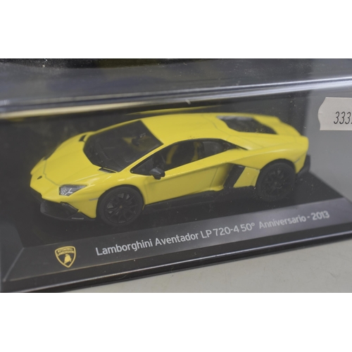 239 - A Pair of Die-Cast Panini Model Cars, Lamborghini Huracan Performante ( 2017 ) and Lamborghini Avent... 