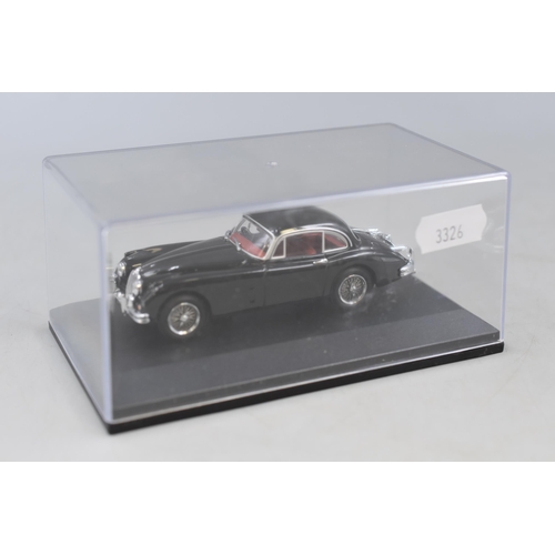 240 - Oxford Diecast Model Jaguar XK150 in Black - 1:43 Scale With Display Box