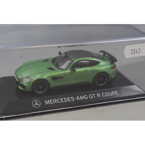 241 - A Pair of Panini Die-Cast Model Cars, La Ferrari ( 2013 ) and Mercedes AMG GT R Coupe