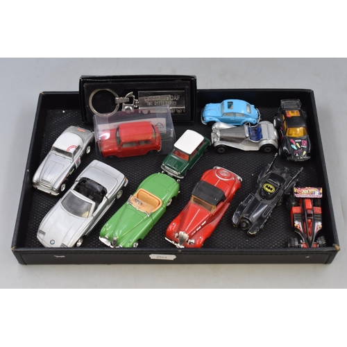 246 - Collection of Various Unboxed Die-Cast Model Cars by Corgi, Dinky, Matchbox and More to Include ERTL... 