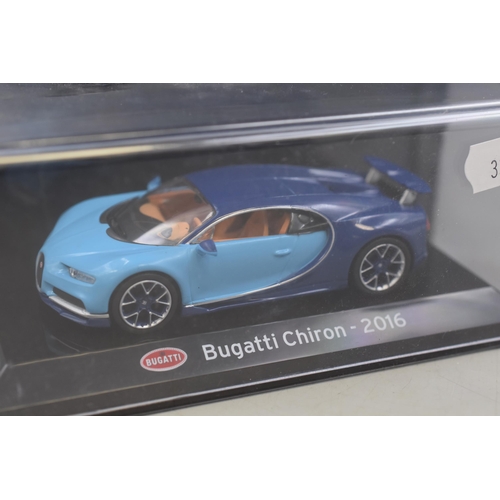 248 - A Pair of Die-Cast Panini Model Cars, Bugatti Veyron 16.4 ( 2005 ) and Bugatti Chiron (2006 ) Sealed... 