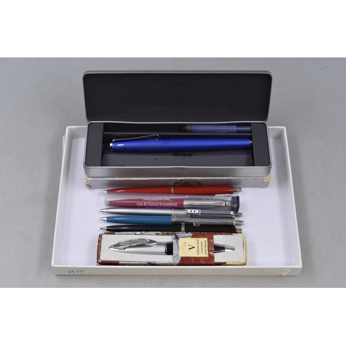 494 - Selection of Vintage Pens to include Papermate, Parker and Lamy