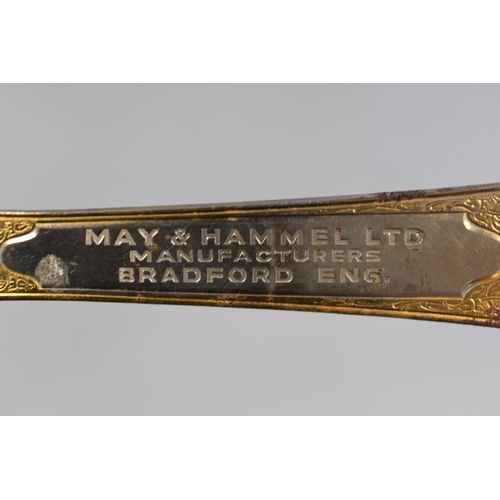 269 - Vintage May & Hammel Limited Letter Opener with Measure to Commemorate 50 Years 1888 - 1938