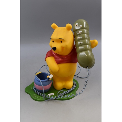 276 - Disney Winnie The Pooh Phone (Pooh and Pot are Loose and require Fixing to Base). Untested