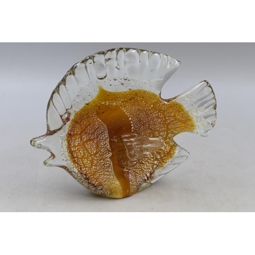 278 - Murano Art Glass Fish Ornament (6”)