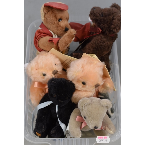 542 - Collection of Six Small Teddy Bears to include Merrythought and one other