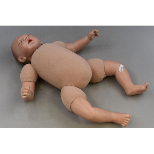 543 - Unusual Vintage Doll with Stuffed Body (17