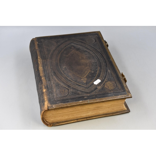 562 - Large Victorian Bound Bible