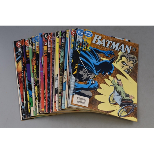 569 - Approx 30 DC Comics including Batman, Justice League, Doom Patrol, and More