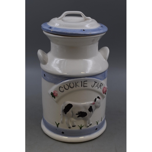 320 - Large Milk Churn Ceramic Cookie jar 12