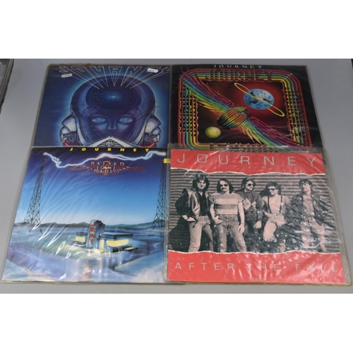 586 - Six 1970's/80's Journey Vinyls. Includes After The Fall 12