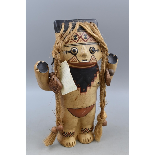 323 - Vintage Pot Pre Columbian Culture Chancay Fertility Doll 14