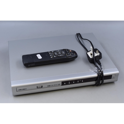 A Bush DVD Player, With Remote. Powers on When Tested
