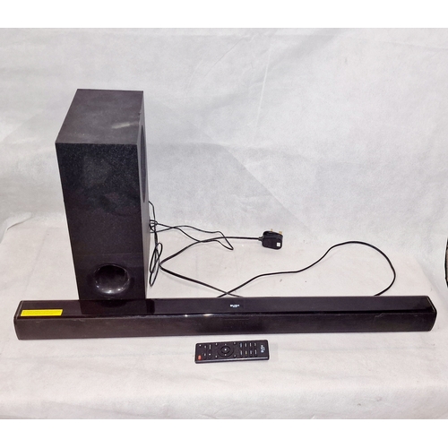 599 - Bush Bluetooth Soundbar With Remote and SubWoofer. Fully Working