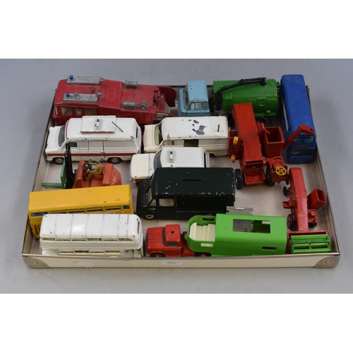 608 - Collection of 'Dinky,Triang and Corgi' Die-Cast Playworn Model Vehicles A/F